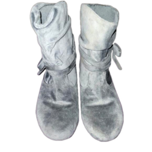 light  grey ankle boots